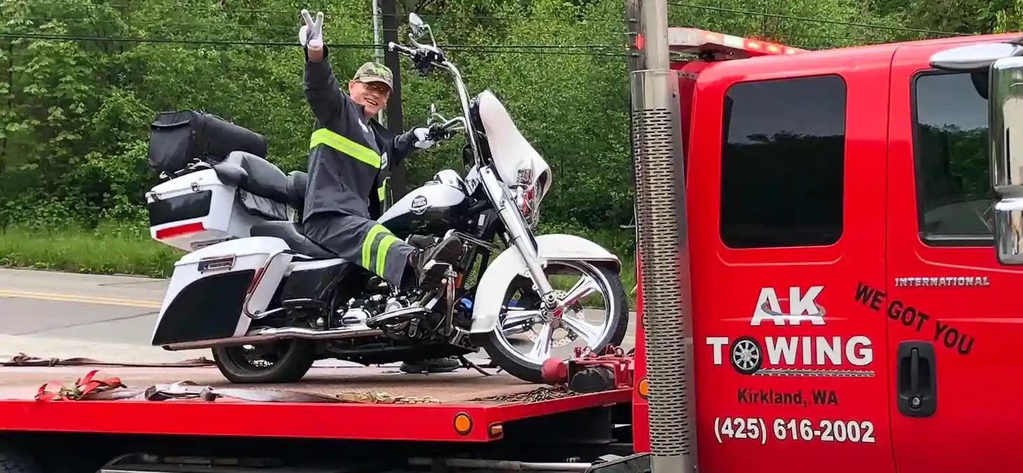 Motorcycle towing